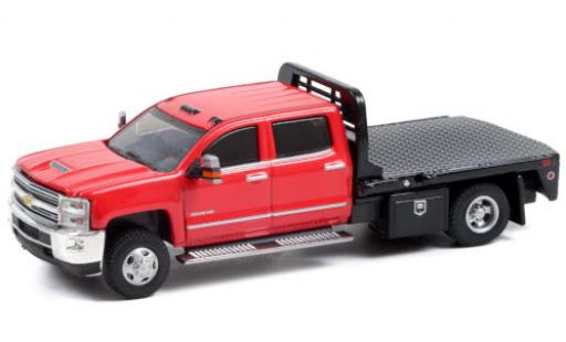 Chevrolet Silverado 1/64 Greenlight 3500HD Dually rosso 2016 modellino in miniatura