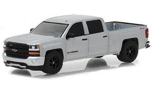 Chevrolet Silverado 1/64 Greenlight Redline Edition grigio 2018 100th Anniversaire Trucks modellino in miniatura