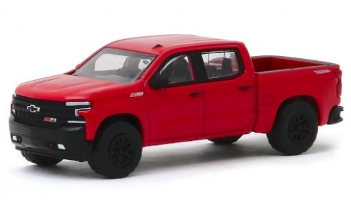 Chevrolet Silverado 1/64 Greenlight Trail Boss rosso 2019 modellino in miniatura