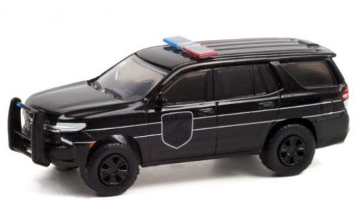 Chevrolet Tahoe 1/64 Greenlight Black Bandit Police 2021 modellino in miniatura