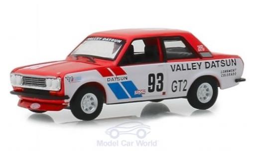 Datsun 510 1/64 Greenlight Rallye 1972 modellino in miniatura