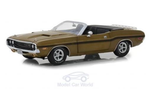 Dodge Challenger 1970 1/18 Greenlight R/T Convertibile gold 1970 modellino in miniatura