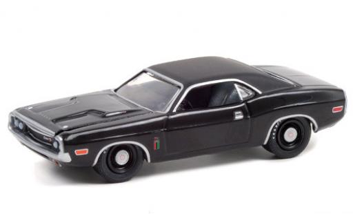 Dodge Challenger 1/64 Greenlight R/T nero 1970 The Black Ghost modellino in miniatura