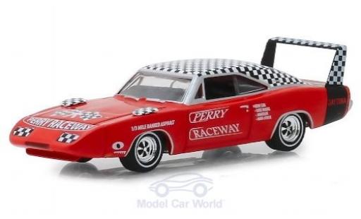 Dodge Charger 1/64 Greenlight Daytona Perry Raceway 1969 modellino in miniatura
