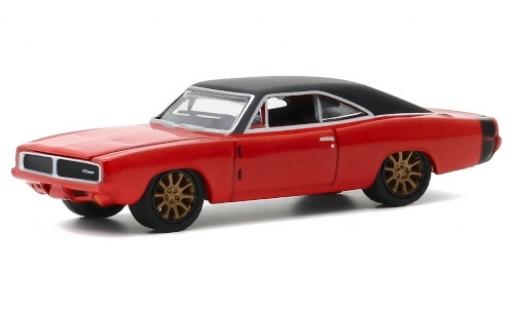 Dodge Charger 1/64 Greenlight May-Hem metallico orange/matt-nero 1969 modellino in miniatura