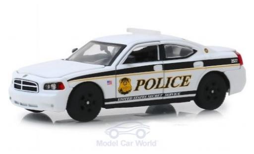 Dodge Charger 1/43 Greenlight Pursuit U.S. Secret Service Police 2006 modellino in miniatura