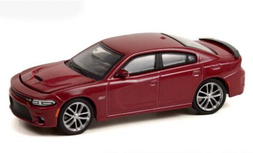 Dodge Charger 1/64 Greenlight R/T Scat Pack metallico rosso 2017 modellino in miniatura
