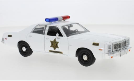 Dodge Coronet 1/24 Greenlight Hazzard County Sheriff 1975 police (USA) modellino in miniatura