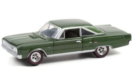 Dodge Coronet 1/64 Greenlight R/T HEMI metallico verde 1967 modellino in miniatura