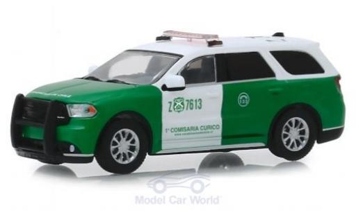 Dodge Durango 1/64 Greenlight Comisaria Curico - Carbineros de Chile 2018 modellino in miniatura