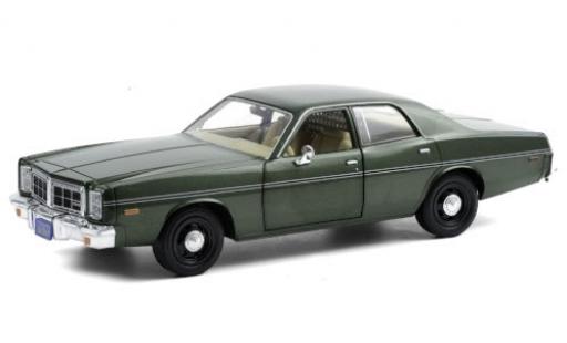 Dodge Monaco 1/24 Greenlight metallico verde 1977 Hunter (TV-s�rie 1984-91) modellino in miniatura