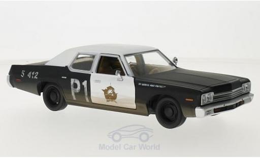 Dodge Monaco 1974 1/24 Greenlight nero/bianco Blues Brossohers 1974 Bluesmobile modellino in miniatura