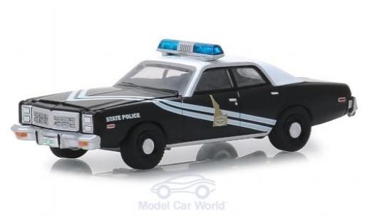 Dodge Monaco 1/64 Greenlight nero/bianco Idaho State Police 1978 modellino in miniatura
