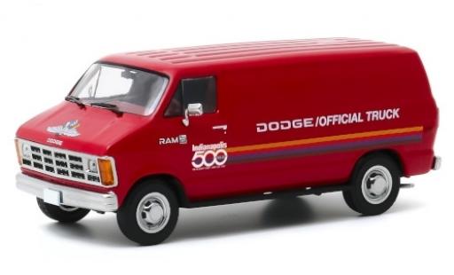 Dodge RAM 1/43 Greenlight B 150 rosso/Dekor Indianapolis 500 1987 71st Annual 500 Mile Race Official Truck modellino in miniatura