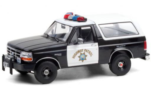 Ford Bronco 1/18 Greenlight California Highway Patrol 1995 modellino in miniatura