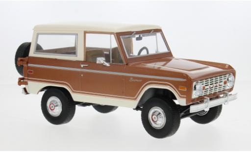 Ford Bronco 1/18 Greenlight Ranger bronze/beige 1973 1:18 modellino in miniatura