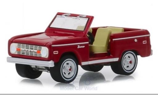 Ford Bronco 1/64 Greenlight rosso Elvis Presley modellino in miniatura