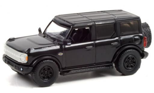 Ford Bronco 1/64 Greenlight Wildtrak nero 2021 modellino in miniatura
