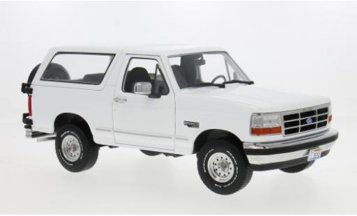 Ford Bronco 1/18 Greenlight XLT weiss 1993 1:18 modellino in miniatura