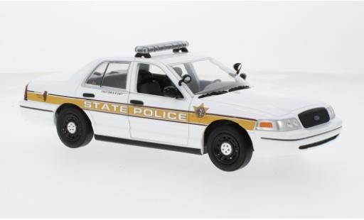 Ford Crown 1/24 Greenlight Victoria Police Interceptor 2009 Illinois State Police 1:24 modellino in miniatura