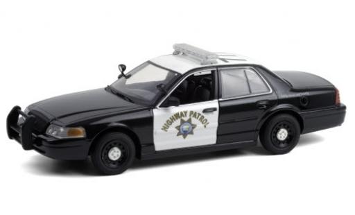 Ford Crown 1/24 Greenlight Victoria Police Interceptor California Highway Patrol 2008 modellino in miniatura