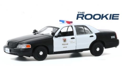 Ford Crown 1/24 Greenlight Victoria Police Interceptor LAPD - Los Angeles Police Department 2008 The Rookie modellino in miniatura