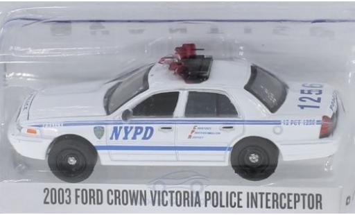 Ford Crown 1/64 Greenlight Victoria Police Interceptor Quantico 2003 modellino in miniatura