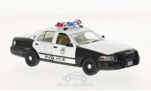 Ford Crown 1/43 Greenlight Victoria Police Interceptor nero/bianco The Hangover 2009 2000 modellino in miniatura