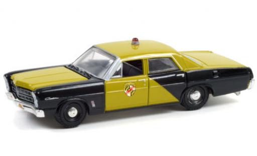 Ford Custom 1/64 Greenlight Maryland State Police 1967 Maryland State Police 100th Anniversaire modellino in miniatura
