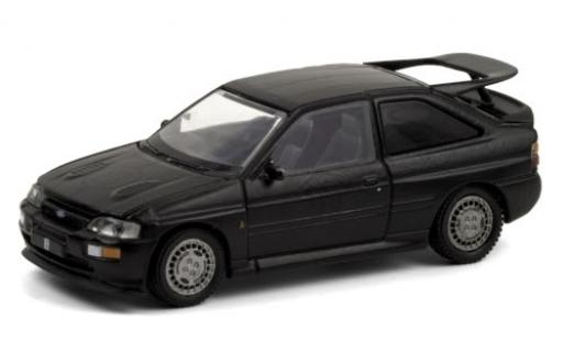 Ford Escort 1/64 Greenlight RS Cosworth nero/matt-nero RHD Black Bandit Racing 1994 modellino in miniatura