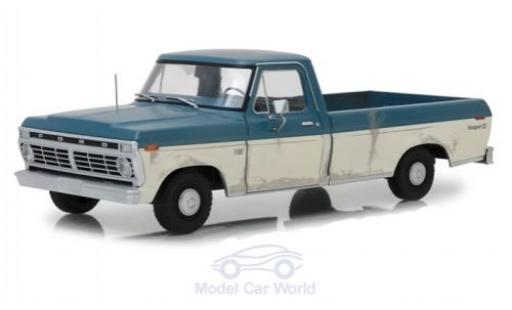 Ford F-1 1/18 Greenlight 00 blu/bianco The Walking Dead 1973 modellino in miniatura