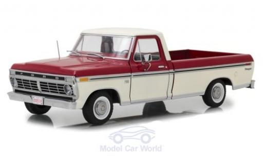 Ford F-1 1/18 Greenlight 00 rosso/bianco 1973 modellino in miniatura