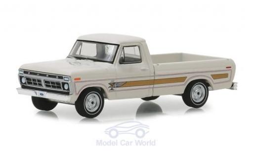 Ford F-1 1/64 Greenlight 00 Pick-Up bianco 1976 modellino in miniatura