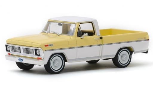 Ford F-1 1/43 Greenlight 00 Ranger XLT giallo/bianco 1970 modellino in miniatura