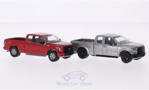 Ford F-1 1/64 Greenlight 50 XLT 2014 2er-Set in PC-Box je 1x rosso und 1x unlackiert FirstCut modellino in miniatura