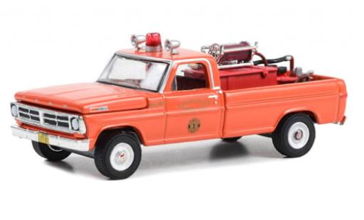 Ford F-250 1/64 Greenlight Lionville Fire Company 1972 1:64 modellino in miniatura