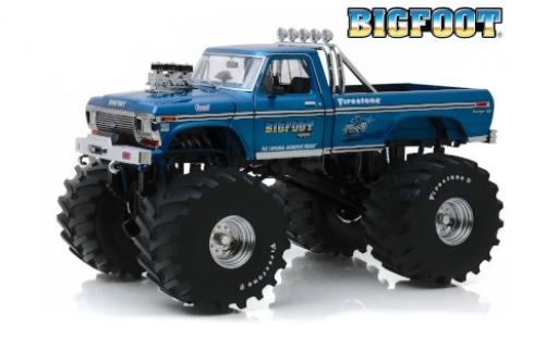 Ford F-250 1/18 Greenlight Monster Truck Bigfoot 1974 avec 66 Zoll-Bereifung modellino in miniatura