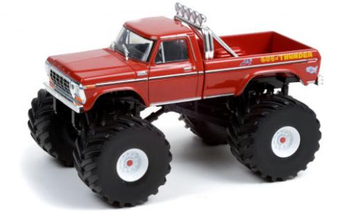Ford F-250 1/64 Greenlight Monster Truck God of Thunder 1979 modellino in miniatura