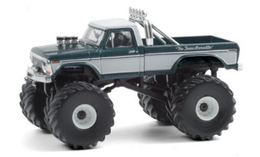 Ford F-250 1/64 Greenlight Monster Truck Texas Armadillo 1979 modellino in miniatura