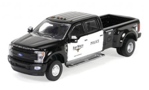 Ford F-350 1/64 Greenlight Dually Fort Worth Police Department 2019 1:64 modellino in miniatura