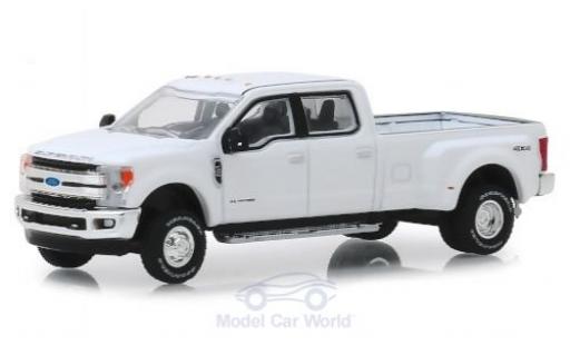 Ford F-350 1/64 Greenlight Lariat bianco 2018 modellino in miniatura