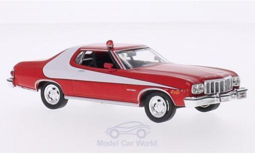 Ford Gran Torino 1/43 Greenlight rosso/bianco 1976 Starsky & Hutch TV-Serie modellino in miniatura