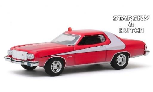 Ford Gran Torino 1/24 Greenlight rosso/bianco Starsky & Hutch 1976 modellino in miniatura