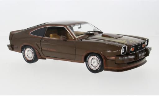 Ford Mustang 1/18 Greenlight II King Cobra braun/orange 1978 1:18 modellino in miniatura