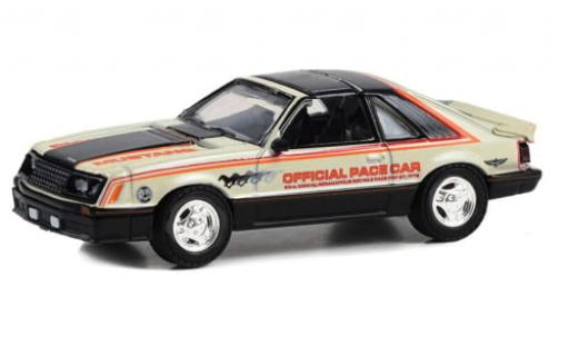 Ford Mustang 1/64 Greenlight Offical Pace Car Indianapolis 500 1979 1:64 modellino in miniatura