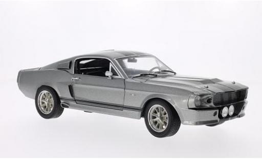 Shelby GT 500 1/18 Greenlight Ford Mustang metallise grau Gone in 60 Seconds 1967 1:18 modellino in miniatura