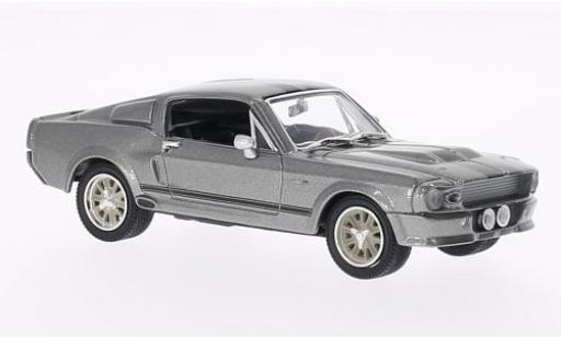 Ford Mustang 1/43 Greenlight Shelby GT500 Eleanor metallico grigio/nero 1967 Gone in 60 Seconds modellino in miniatura