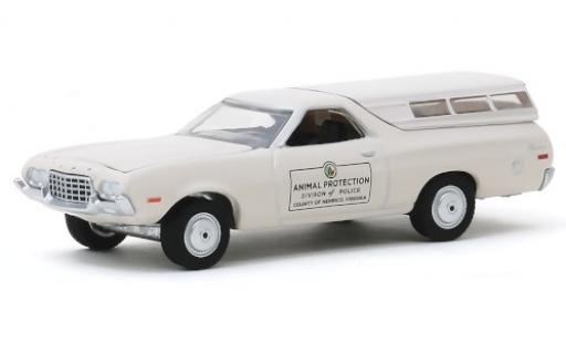 Ford Ranchero 1/64 Greenlight Animal Prossoection Virginia 1972 modellino in miniatura