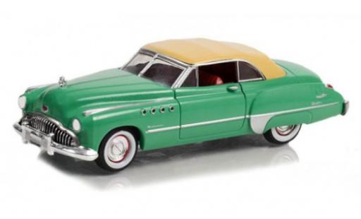 Buick Roadmaster 1/64 Greenlight Convertibile verde/beige American Pickers 1949 modellino in miniatura