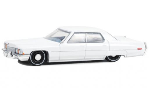 Cadillac Sedan 1/64 Greenlight DeVille bianco 1972 modellino in miniatura